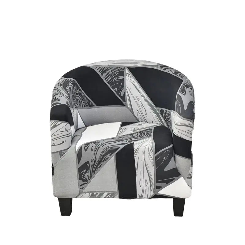 Housse fauteuil club floral SOLVIA