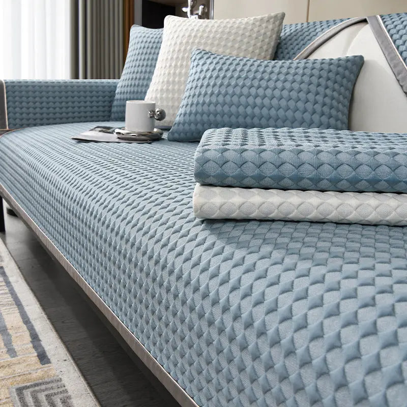 Plaid Canapé Confortable SOFELI Blue-70 × 90