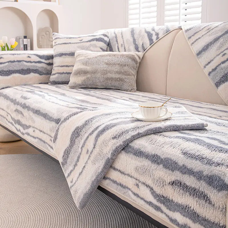 Plaid Canapé Doux FranceVogue Haze Blue-90X260