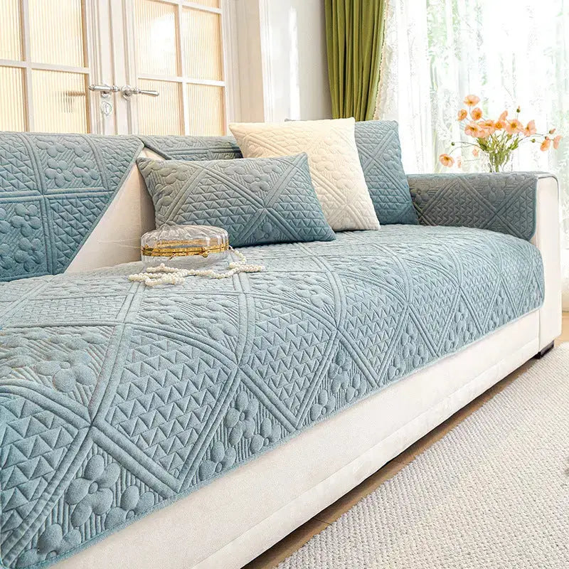 Plaid Canapé Luxe Antidérapant Luxin Light Blue-70X70cm