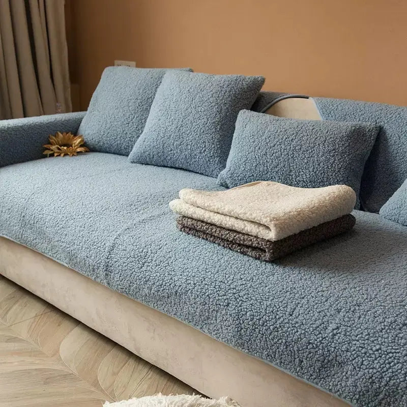 Plaid Canapé Luxe CozyLamb Blue-90x160cm