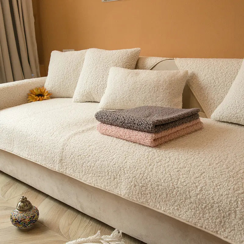 Plaid Canapé Luxe CozyLamb White-90x210cm