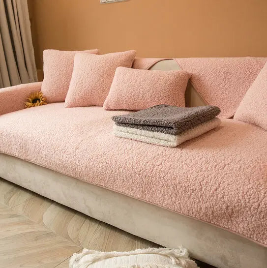 Plaid Canapé Luxe CozyLamb Pink-90x210cm