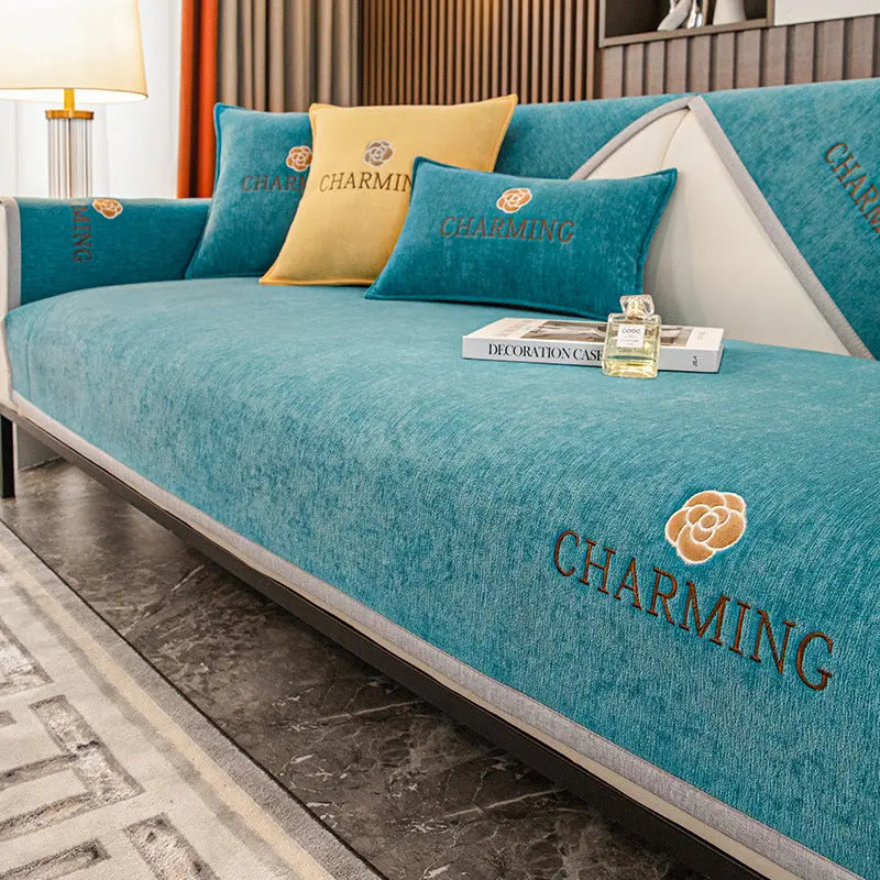 Plaid Canapé Moderne AILON Blue-70x90