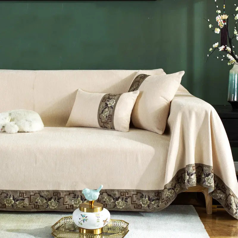 Plaid Canapé Universel DRUNKFLR Beige-Four 180x350