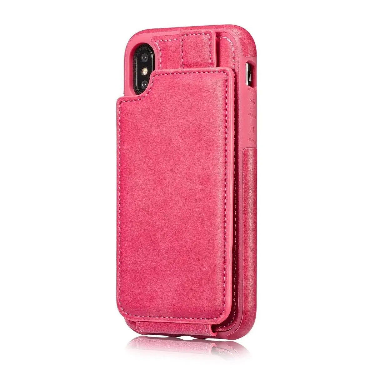 Portefeuille de protection en cuir pour téléphone iPhone X - Housse De France