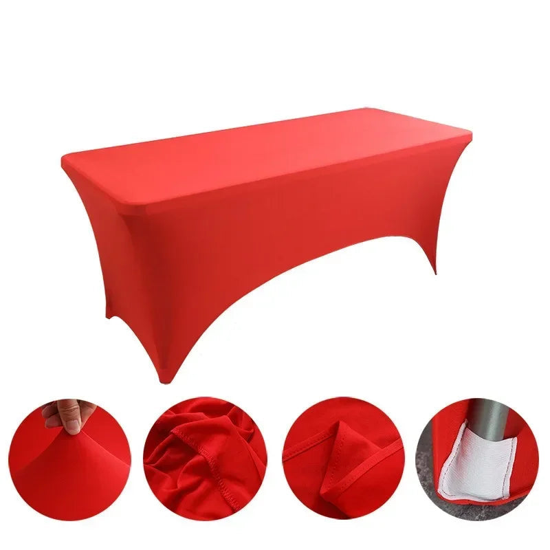 Nappe en IQUE dex de Haute Commande, Couverture de Table Pliante pour Mariage, Hôtel, Anniversaire, Cocktail, 6 Pieds, 4 Pieds, 5 Pieds, 6 Pieds, 8 Pieds Housse de France