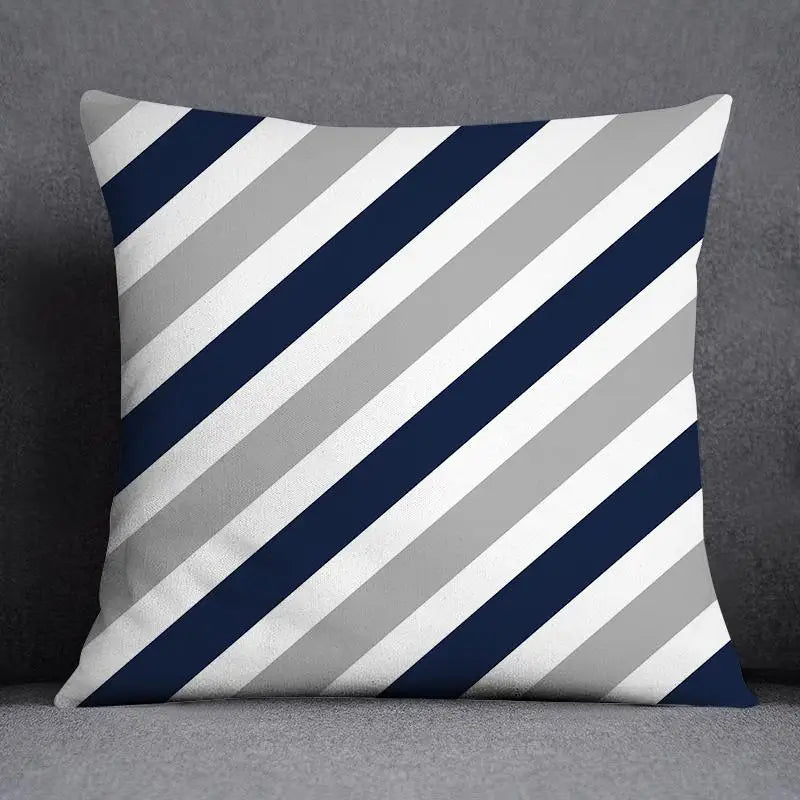 Taie d'Oreiller Géométrique Polyester **BLUENO** Housse de France