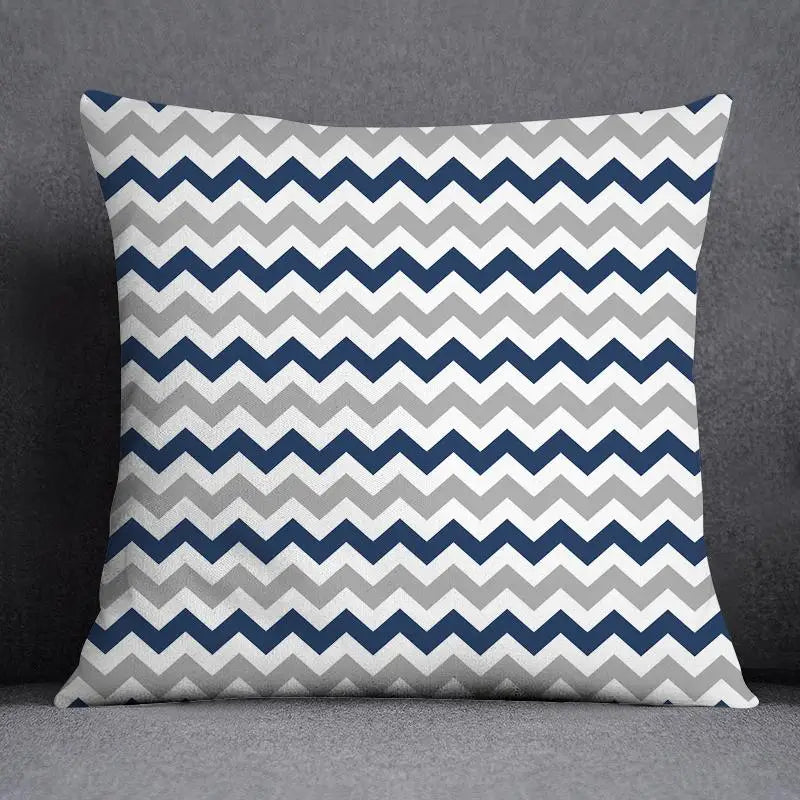 Taie d'Oreiller Géométrique Polyester **BLUENO** Housse de France