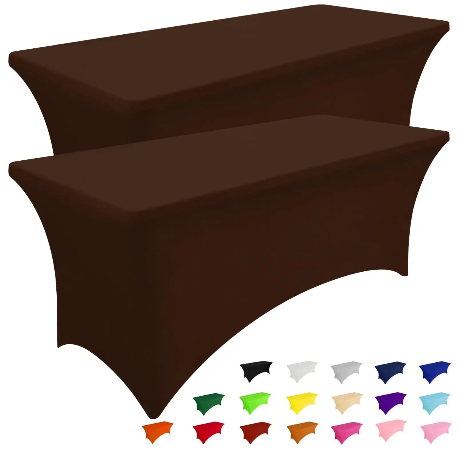 Olanly-Nappes élastiques lavables en machine, couvre-table en spandex, réutilisable, pour table d'extérieur, pour fêtes de mariage et de Noël Housse de France