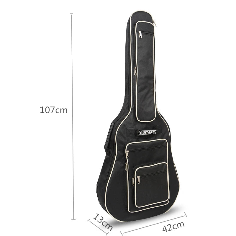 40/41 pouces Oxford tissu guitare acoustique/guitare électrique Double sangles guitare rembourrée coque souple Gig sac sac à dos étanche Housse de France