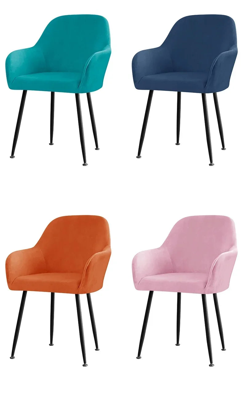 Housse Fauteuil Velours Scandinave PLENIO