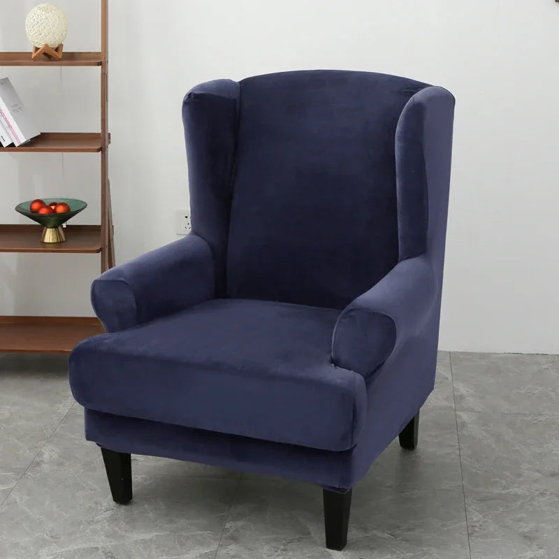 Housse Fauteuil Oreilles Velours VELORA