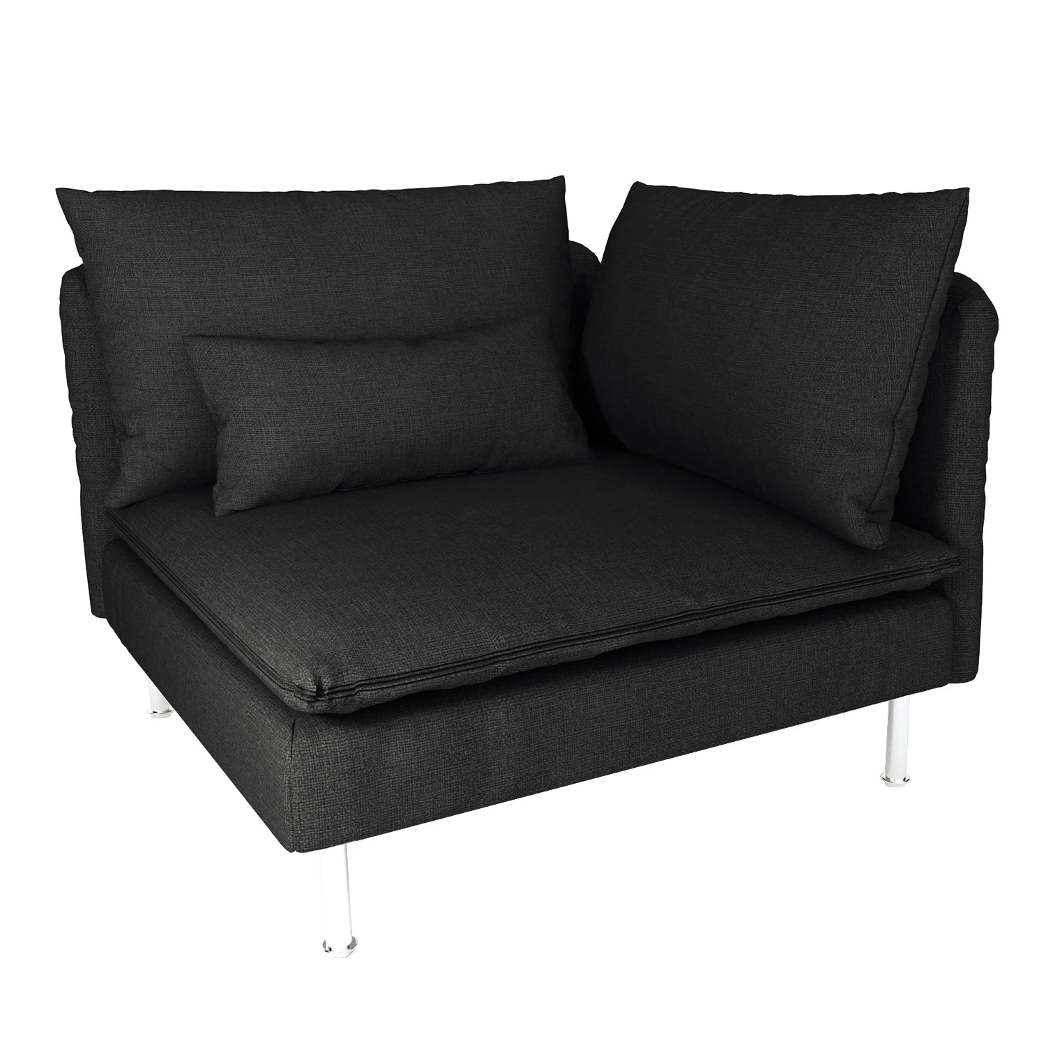 CRIUSAlbanJuste de canapé pour IKEA  SÖDERHAMN, coin, comprend deux grands coussins et un petit cus, housses de canapé pour salon Housse de France