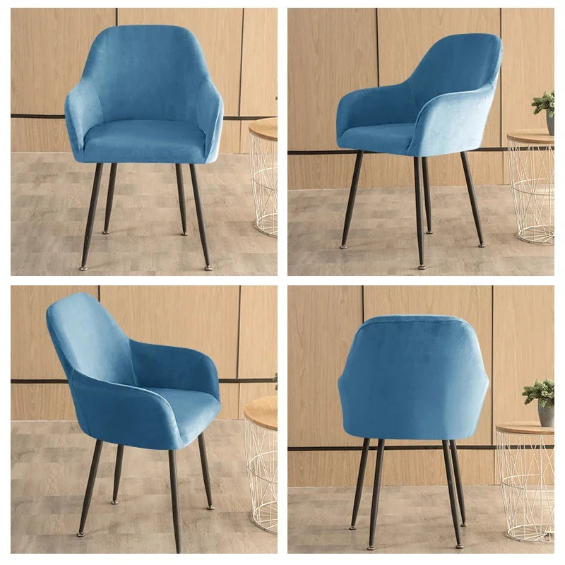 Housse Fauteuil Velours Scandinave PLENIO