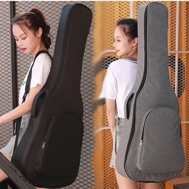 36-41 "pouces Standard/épaissir guitare sac à dos résistant à l'eau Oxford Farbric acoustique électrique basse sac classique musique housse Housse de France