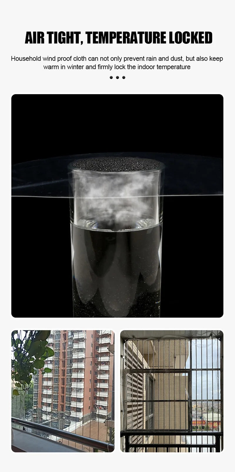 Bâche Imperméable Transparente Zilos