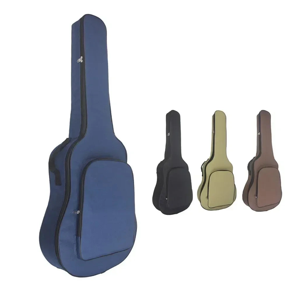 Sac à dos acoustique classique étanche rembourré pleine grandeur, étui de transport, support, tissu Oxford standard classique, pièces Housse de France
