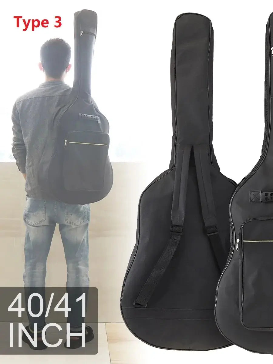 40 / 41 pouces sac de guitare étanche Oxford guitare Gig sac couverture noir étui de guitare 7 Types en option Housse de France