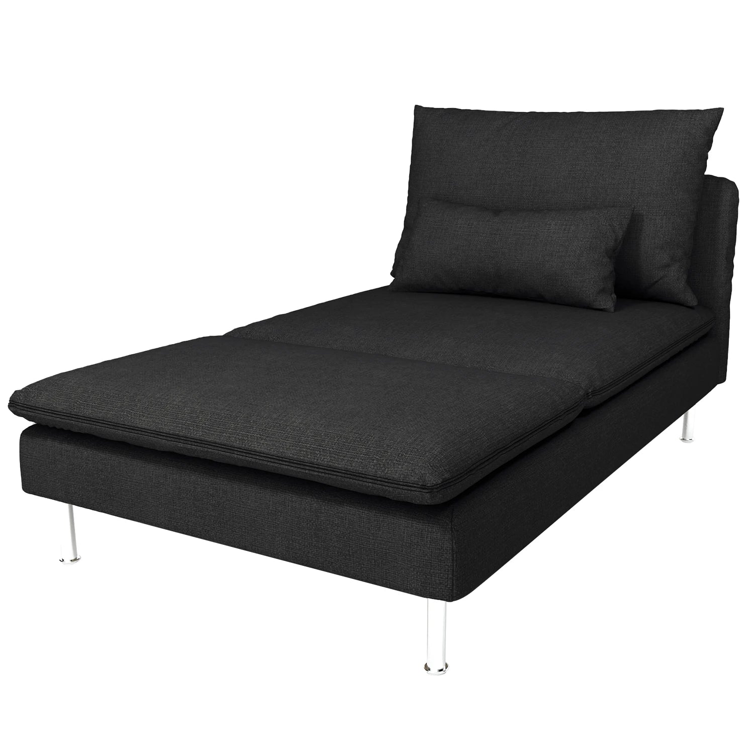 CRIUSJA Housse de canapé pour  ikea SÖDERHAMN Chaise Longue, housse de canapé pour 1 coussin, housses de canapé pour salon Housse de France