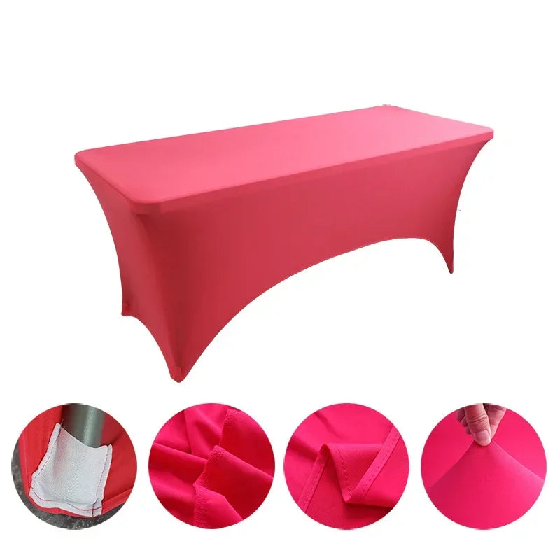 Nappe en IQUE dex de Haute Commande, Couverture de Table Pliante pour Mariage, Hôtel, Anniversaire, Cocktail, 6 Pieds, 4 Pieds, 5 Pieds, 6 Pieds, 8 Pieds Housse de France