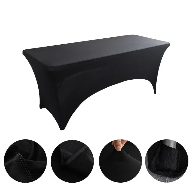 Nappe en IQUE dex de Haute Commande, Couverture de Table Pliante pour Mariage, Hôtel, Anniversaire, Cocktail, 6 Pieds, 4 Pieds, 5 Pieds, 6 Pieds, 8 Pieds Housse de France