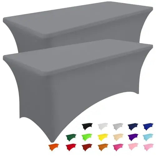 Olanly-Nappes élastiques lavables en machine, couvre-table en spandex, réutilisable, pour table d'extérieur, pour fêtes de mariage et de Noël Housse de France