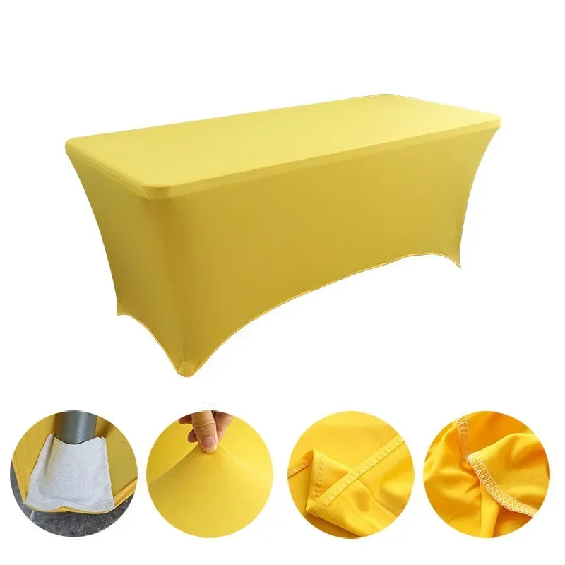 Nappe en IQUE dex de Haute Commande, Couverture de Table Pliante pour Mariage, Hôtel, Anniversaire, Cocktail, 6 Pieds, 4 Pieds, 5 Pieds, 6 Pieds, 8 Pieds Housse de France