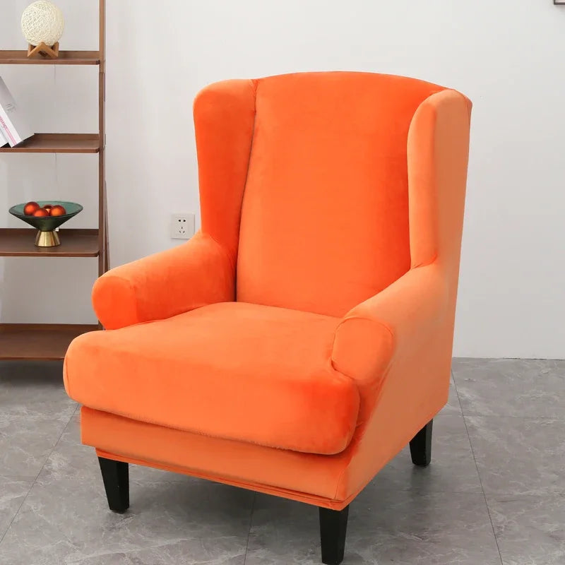 Housse Fauteuil Oreilles Velours VELORA