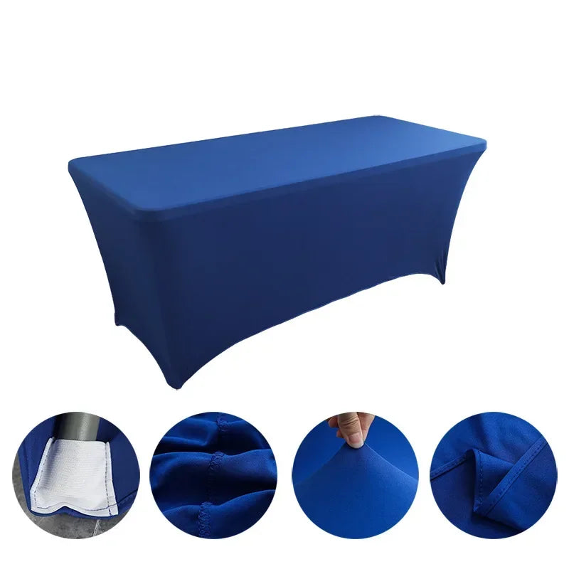 Nappe en IQUE dex de Haute Commande, Couverture de Table Pliante pour Mariage, Hôtel, Anniversaire, Cocktail, 6 Pieds, 4 Pieds, 5 Pieds, 6 Pieds, 8 Pieds Housse de France