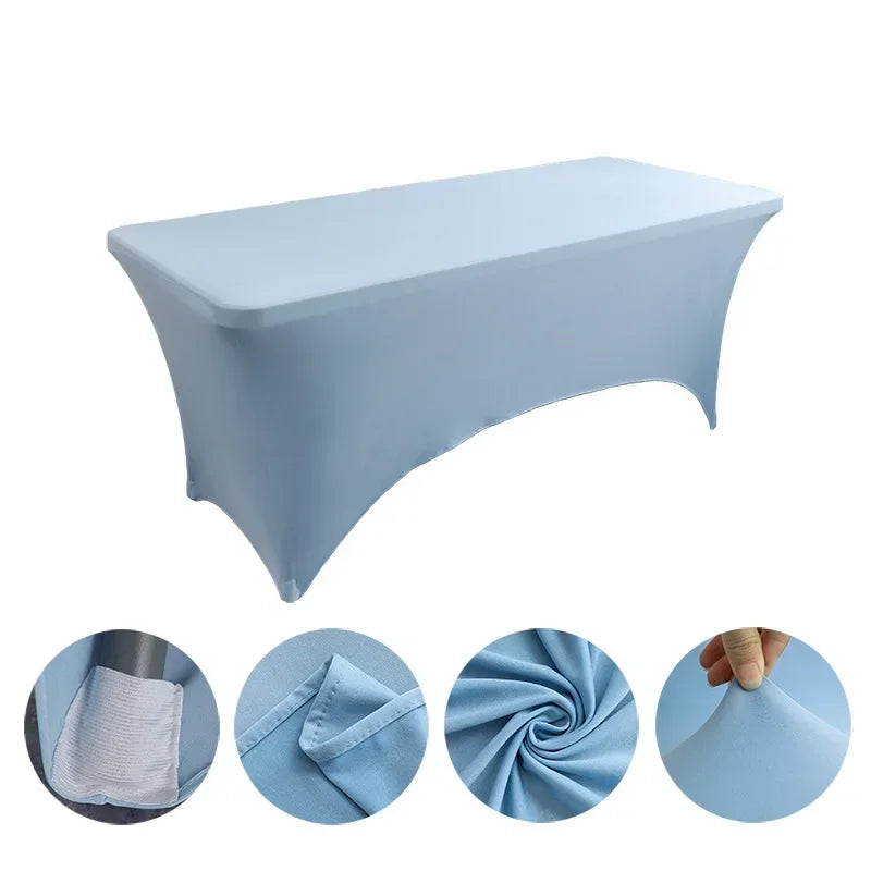 Nappe en IQUE dex de Haute Commande, Couverture de Table Pliante pour Mariage, Hôtel, Anniversaire, Cocktail, 6 Pieds, 4 Pieds, 5 Pieds, 6 Pieds, 8 Pieds Housse de France