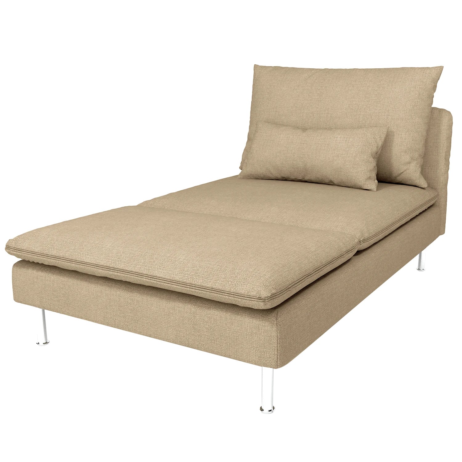 CRIUSJA Housse de canapé pour  ikea SÖDERHAMN Chaise Longue, housse de canapé pour 1 coussin, housses de canapé pour salon Housse de France