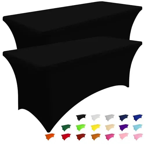 Olanly-Nappes élastiques lavables en machine, couvre-table en spandex, réutilisable, pour table d'extérieur, pour fêtes de mariage et de Noël Housse de France
