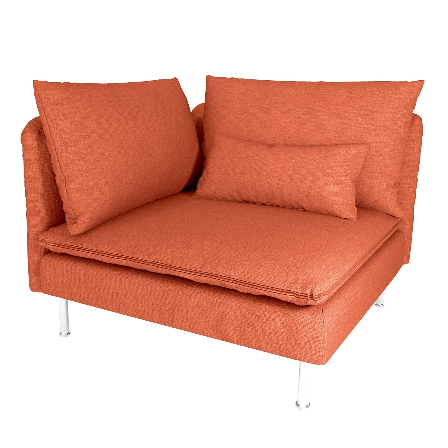 CRIUSAlbanJuste de canapé pour IKEA  SÖDERHAMN, coin, comprend deux grands coussins et un petit cus, housses de canapé pour salon Housse de France