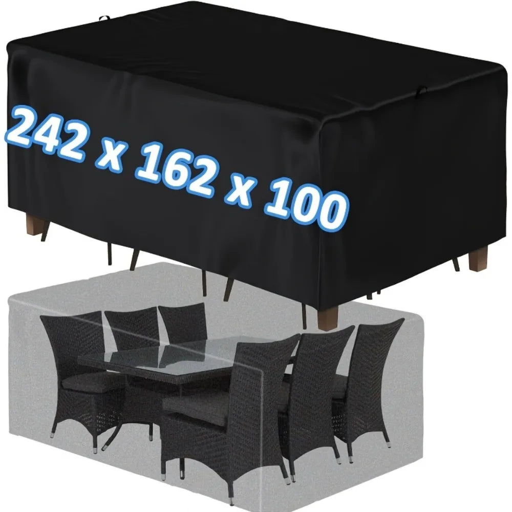 Housse Table Jardin Polyester Élégante NOVARA