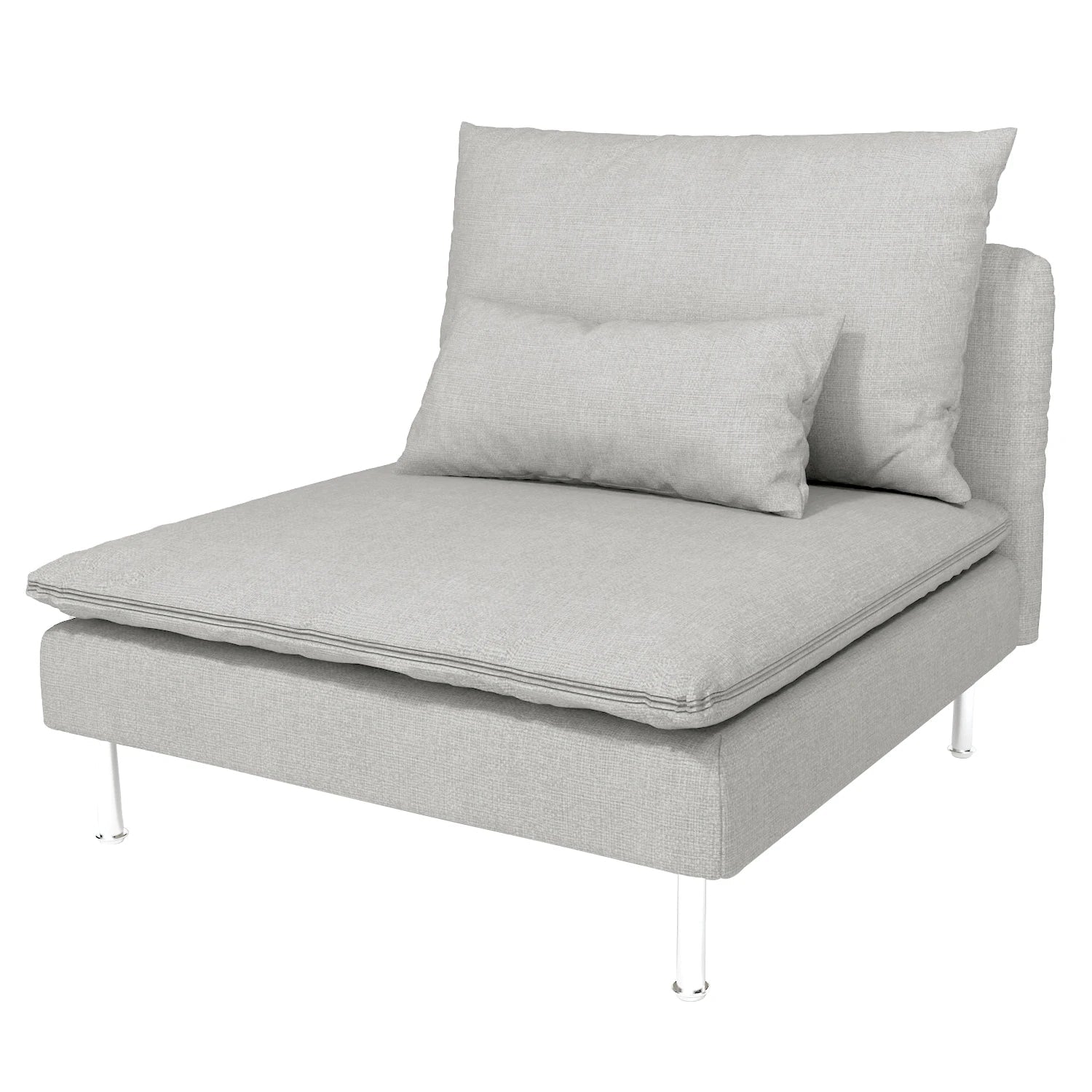 CRIUSAlbanJuste de canapé pour IKEA  SÖDERHAMN, coin, comprend deux grands coussins et un petit cus, housses de canapé pour salon Housse de France