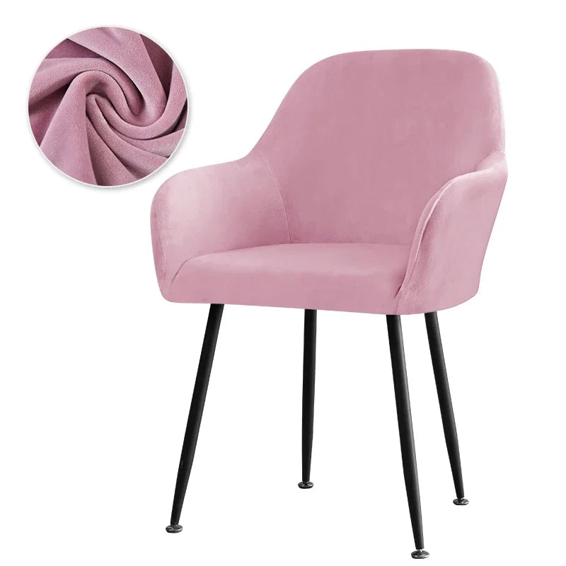 Housse Fauteuil Velours Scandinave PLENIO