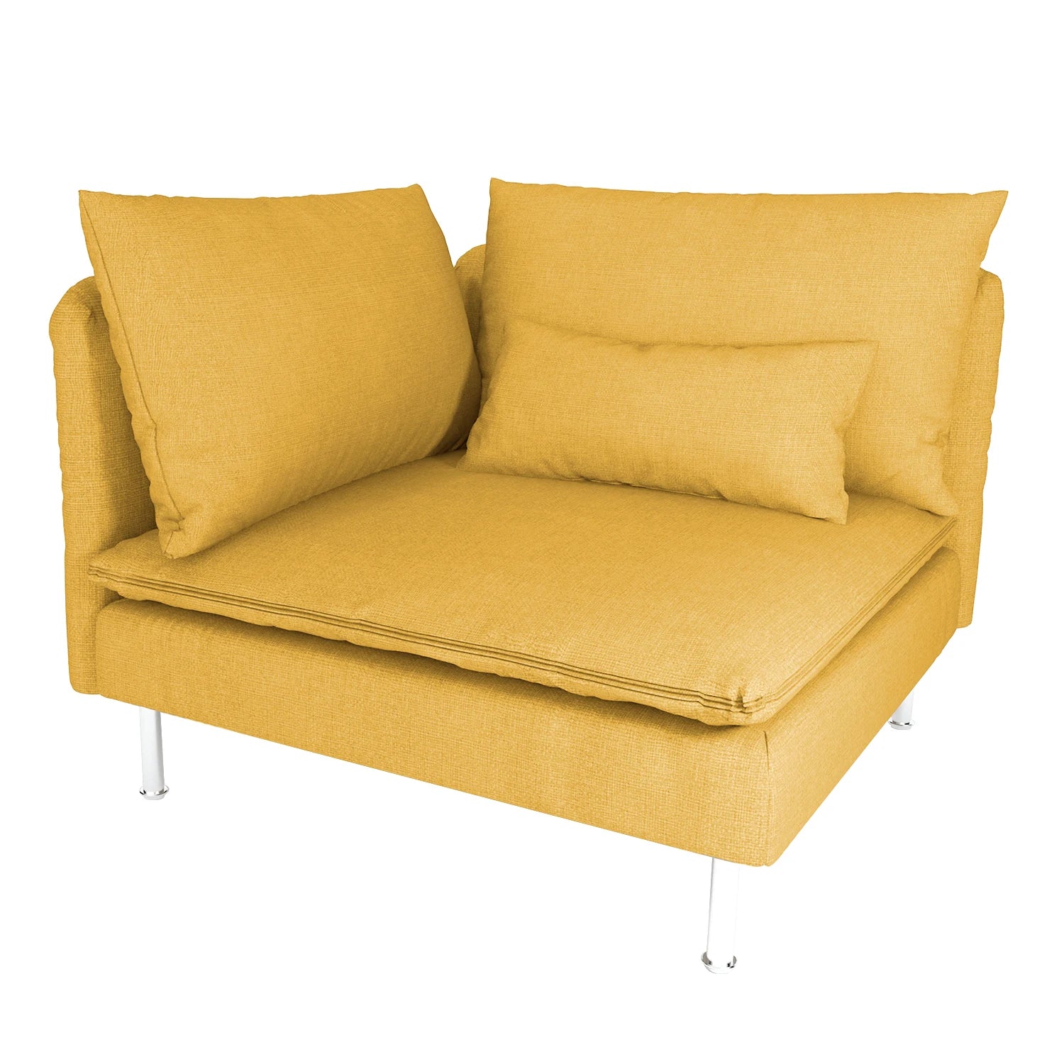 CRIUSAlbanJuste de canapé pour IKEA  SÖDERHAMN, coin, comprend deux grands coussins et un petit cus, housses de canapé pour salon Housse de France