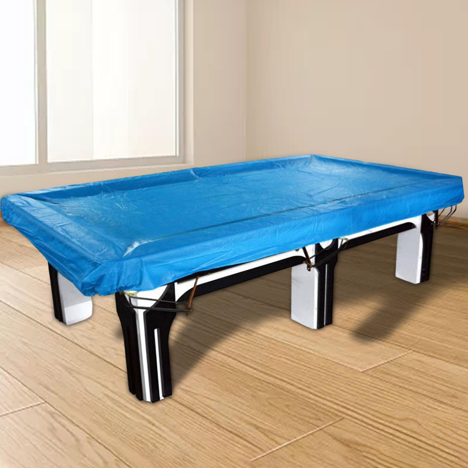 Juste de protection de table de billard en PVC, anti-poussière avec ficelle de proximité, 7 pieds, 8 pieds, 9 pieds, 10 pieds, 12 pieds Housse de France