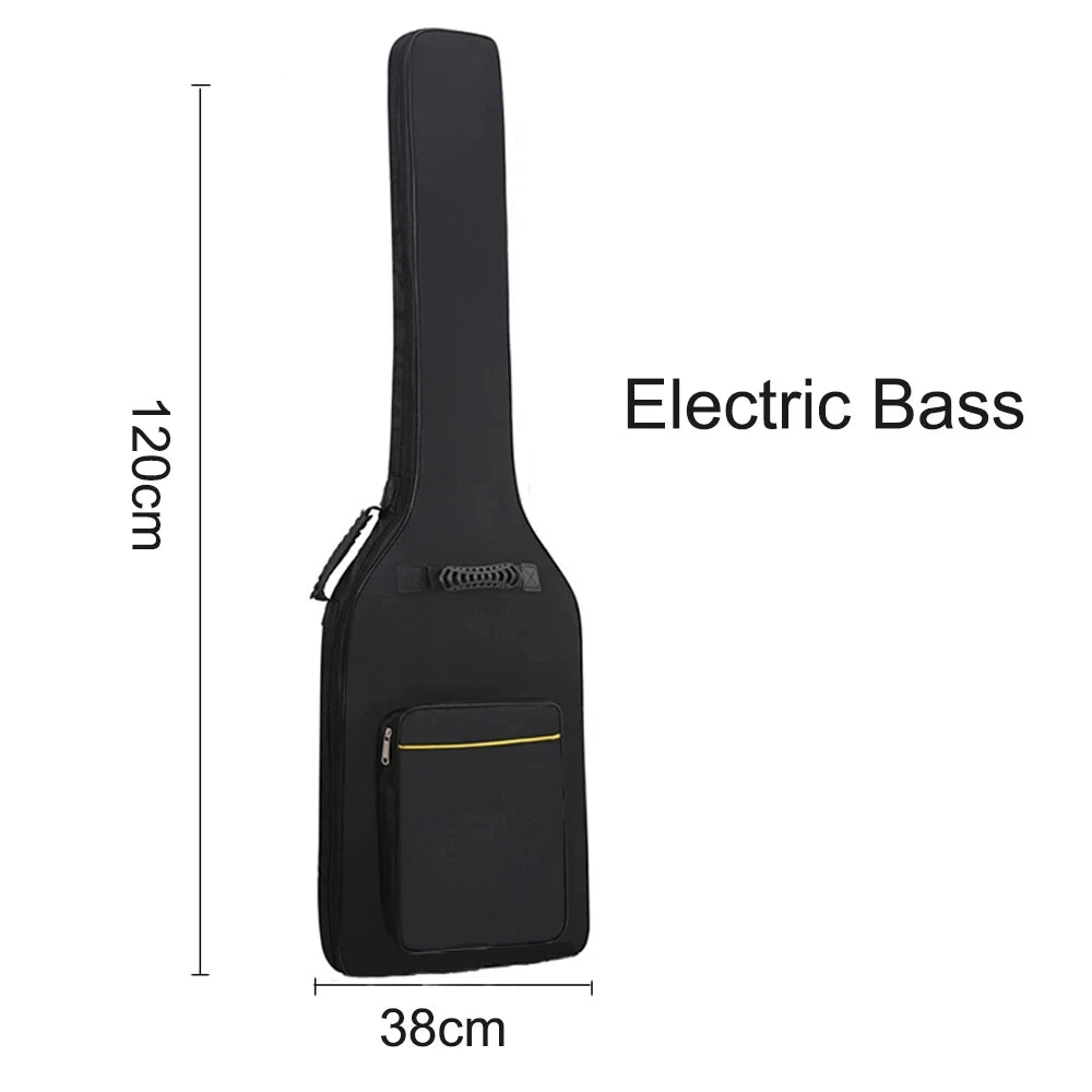 Sac pour guitare acoustique 36-41 pouces, rembourrage en éponge épaisse, résistant à l'eau, bandoulière réglable, étui pour guitare électrique, anti-poussière Housse de France