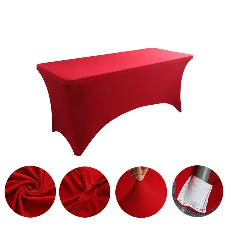 Nappe en IQUE dex de Haute Commande, Couverture de Table Pliante pour Mariage, Hôtel, Anniversaire, Cocktail, 6 Pieds, 4 Pieds, 5 Pieds, 6 Pieds, 8 Pieds Housse de France