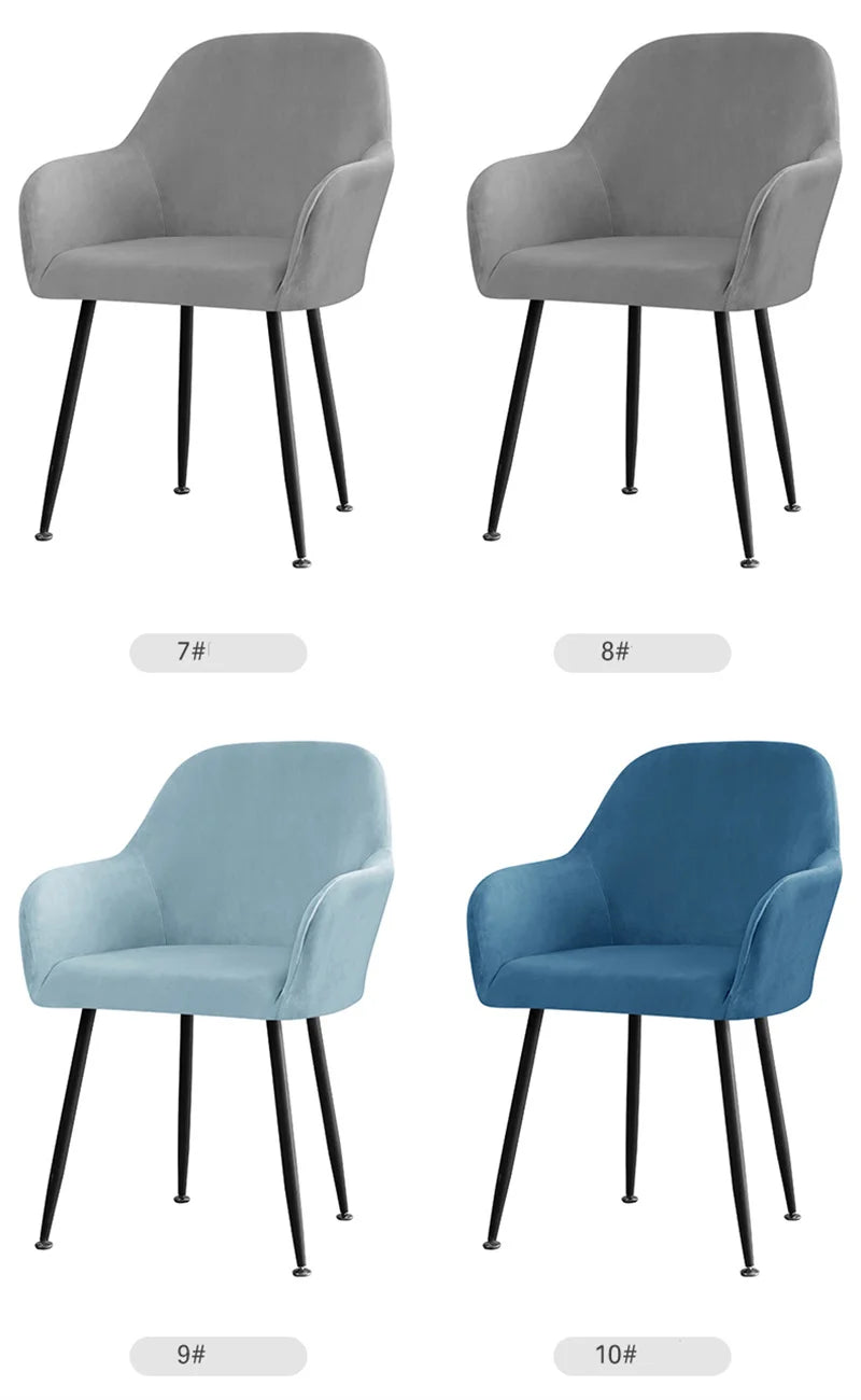 Housse De Chaise Velours Extensible **VELINO** Housse de France