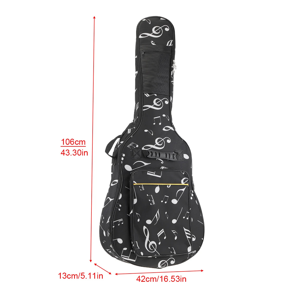 40/41 pouces Oxford tissu guitare acoustique/guitare électrique Double sangles guitare rembourrée coque souple Gig sac sac à dos étanche Housse de France