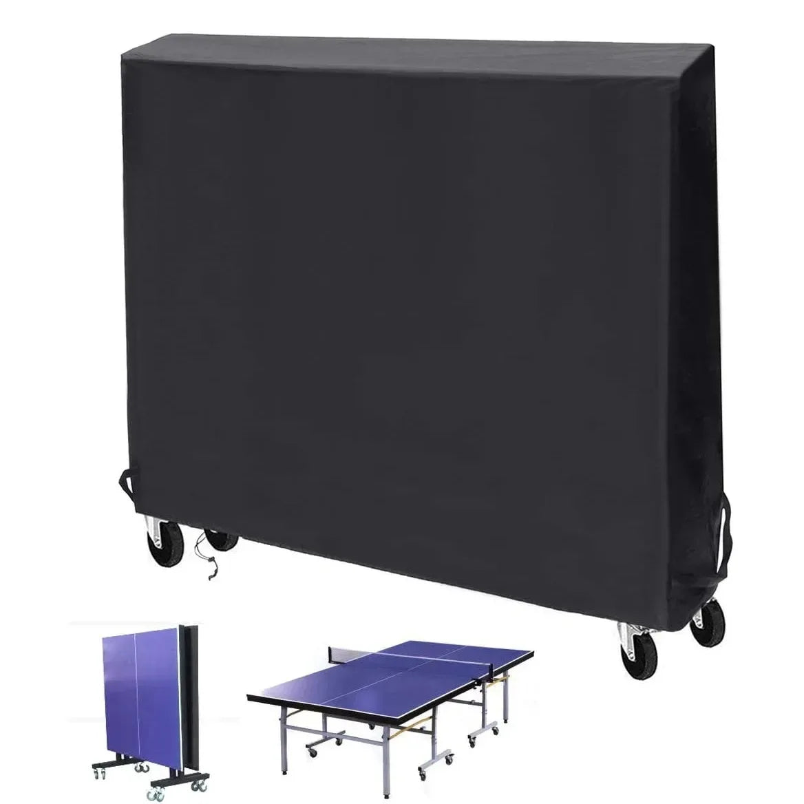 Couverture de Tennis de Table en tissu Oxford 210D, imperméable et anti-poussière, couverture de Table de Ping-Pong robuste pour intérieur/extérieur, 165x70x185cm Housse de France