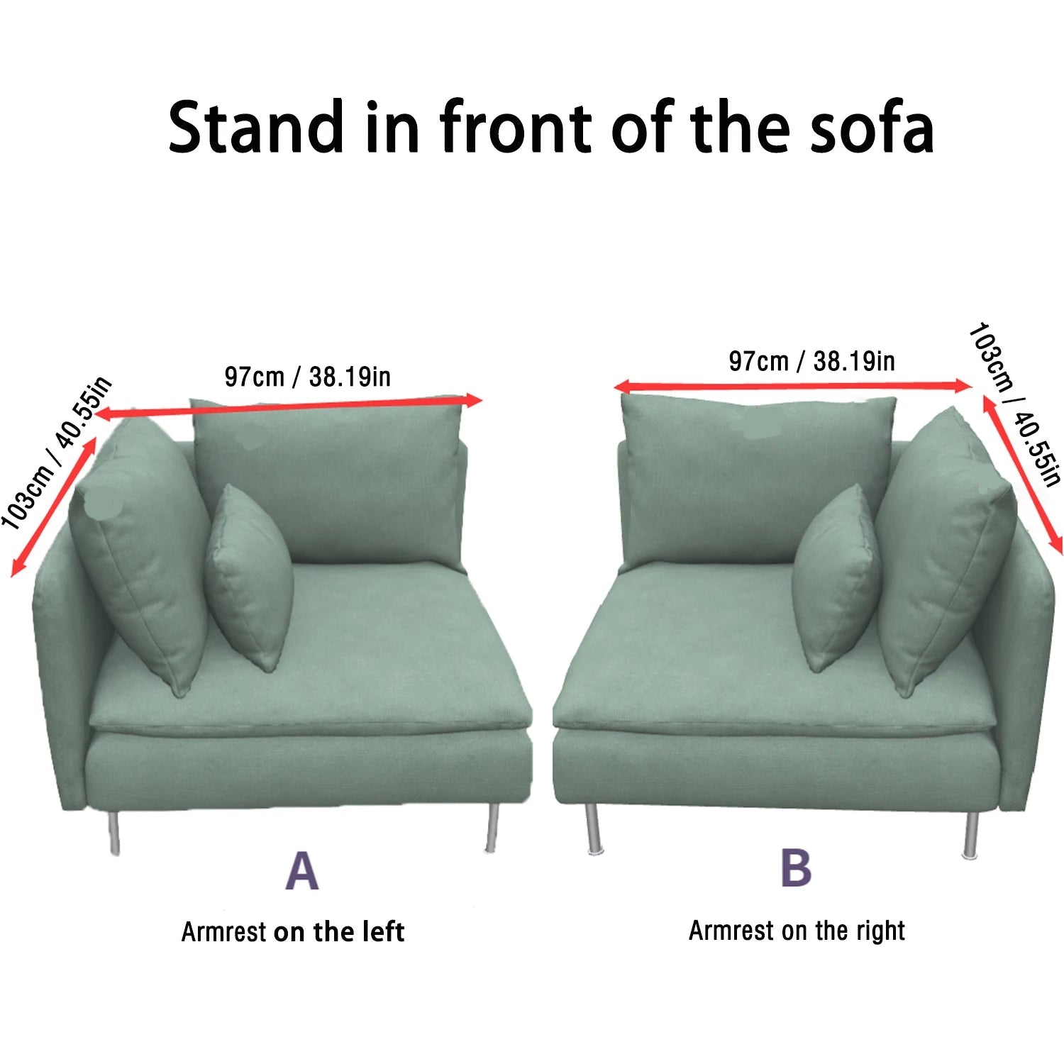 CRIUSAlbanJuste de canapé pour IKEA  SÖDERHAMN, coin, comprend deux grands coussins et un petit cus, housses de canapé pour salon Housse de France