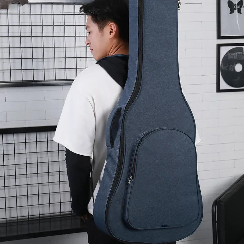 36-41 "pouces Standard/épaissir guitare sac à dos résistant à l'eau Oxford Farbric acoustique électrique basse sac classique musique housse Housse de France
