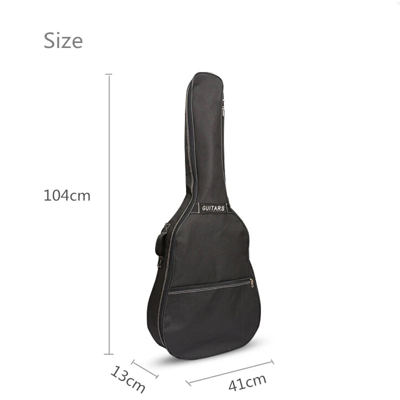 40/41 pouces Oxford tissu guitare acoustique/guitare électrique Double sangles guitare rembourrée coque souple Gig sac sac à dos étanche Housse de France