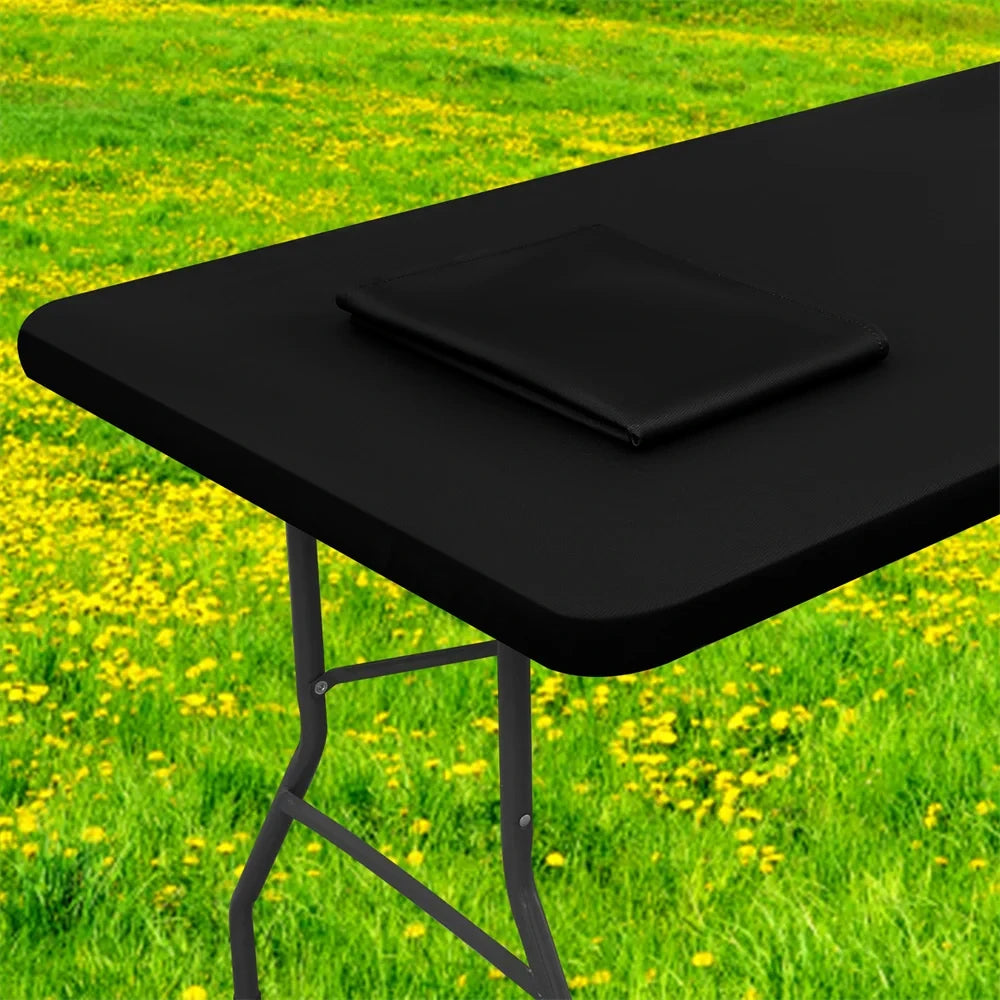 Kitinjoy – nappe rectangulaire imperméable, adaptée à la Table pliante, lavable, protection de Table, Camping en plein air, 30x72 Housse de France