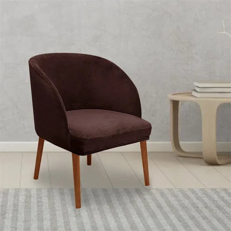 Housse Fauteuil Scandinave Velours AERIS