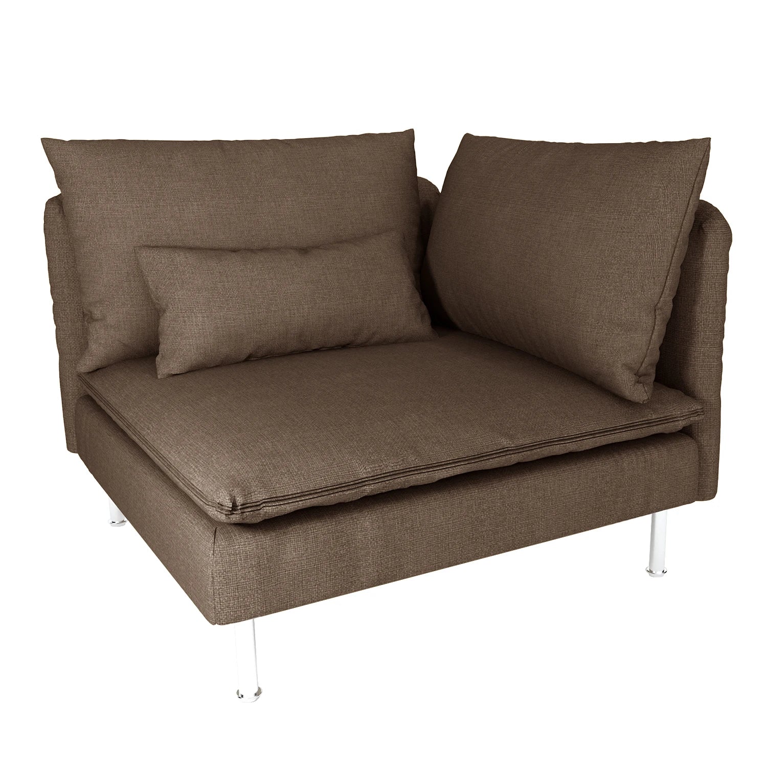 CRIUSAlbanJuste de canapé pour IKEA  SÖDERHAMN, coin, comprend deux grands coussins et un petit cus, housses de canapé pour salon Housse de France